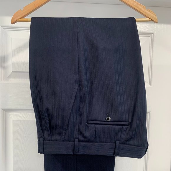 Midnight Blue 40R Suit and Pants - Picture 7 of 8